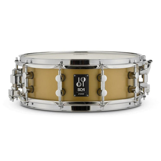 Sonor SQ1 Snare Drum 14x5 - Satin Gold Metallic