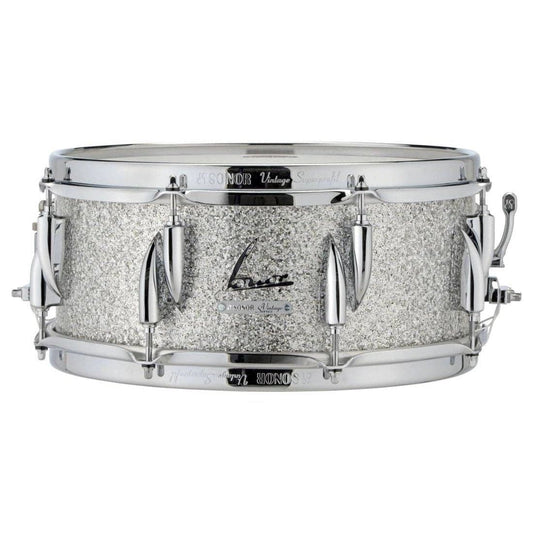 Sonor Vintage Series Snare Drum 14x5.75 Vintage Silver Glitter