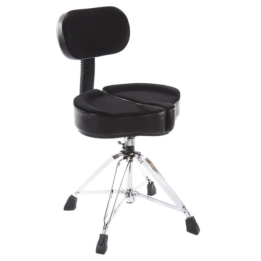 Ahead Spinal-G Drum Throne Black w/ Back Rest & 4 Leg Base - SPG-BBR4
