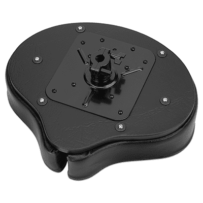 Ahead Spinal-G Saddle Drum Throne Black Cloth Top/Black Sparkle Sides