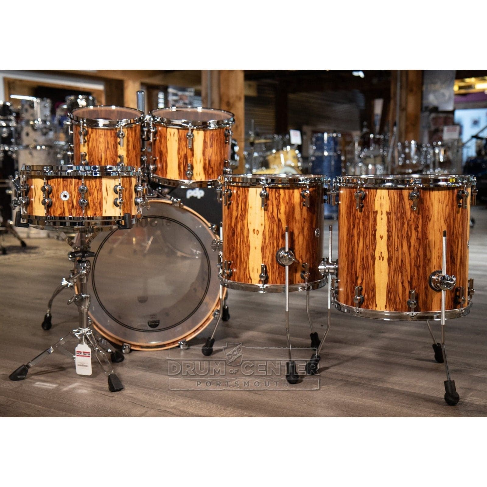 Sonor SQ2 Beech 6pc Drum Set African Marble Semi Gloss