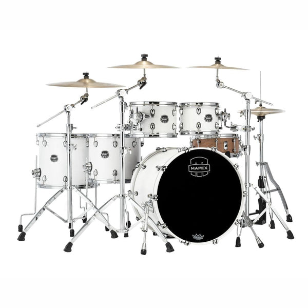 Mapex Saturn Studioease 5pc Drum Set w/o Snare Satin White