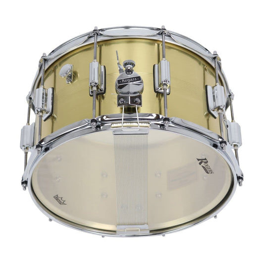 Rogers SuperTen 7 Line Natural Brass Shell Snare Drum 14x8