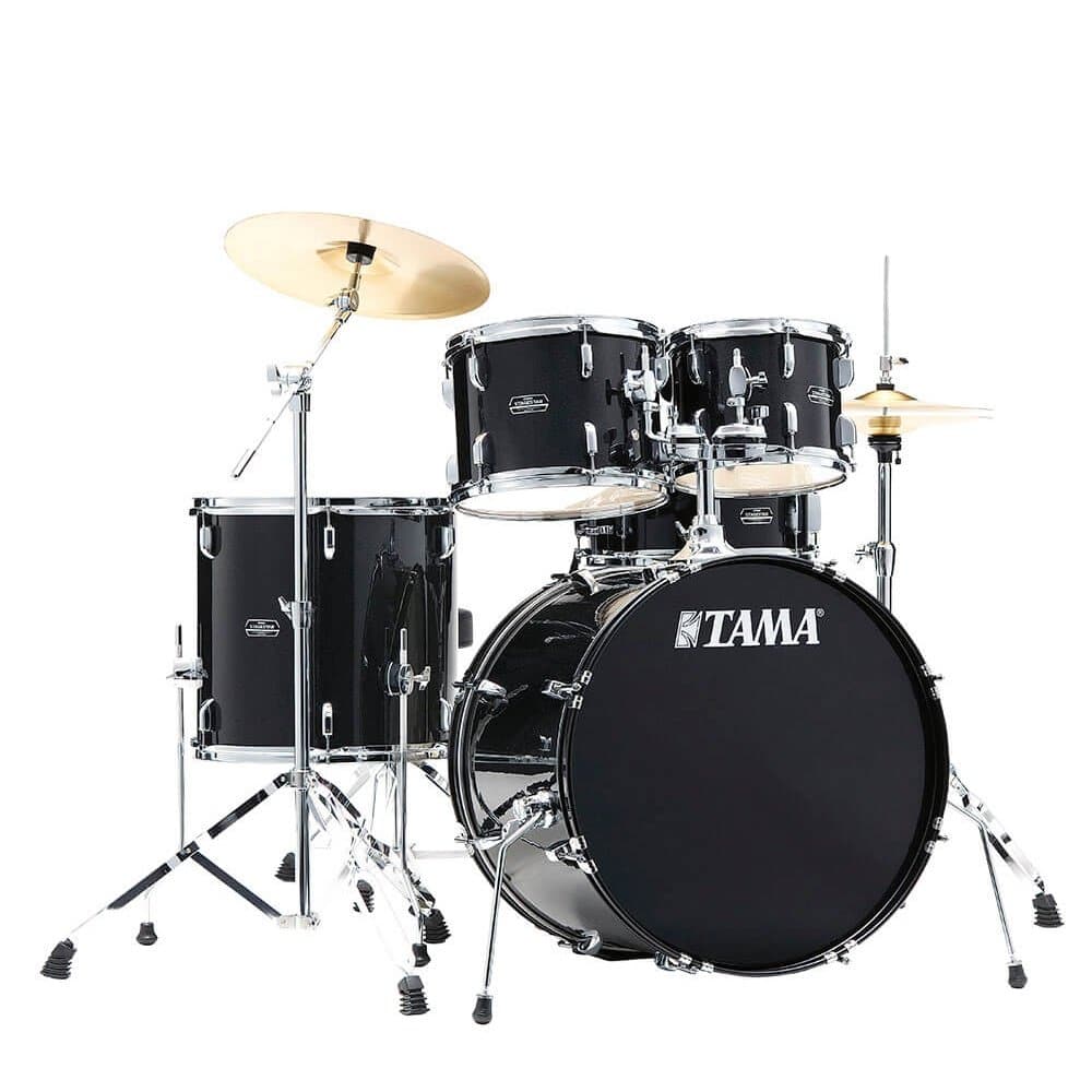 Tama Stagestar 5pc Drum Set w/22BD Black Night Sparkle