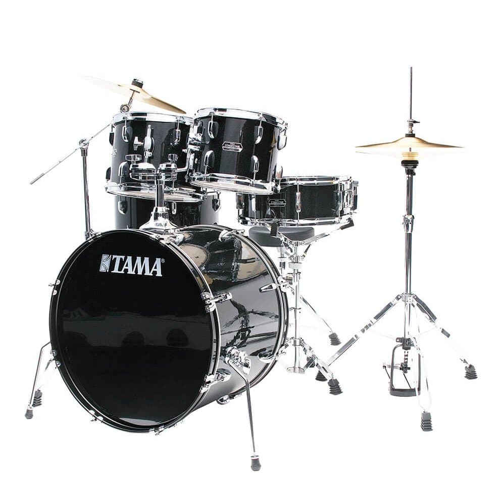 Tama Stagestar 5pc Drum Set w/22BD Black Night Sparkle