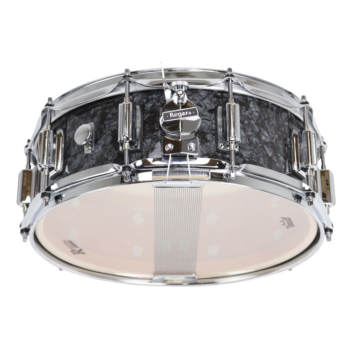 Rogers SuperTen Wood Shell Snare Drum 14x5 Black Diamond Pearl