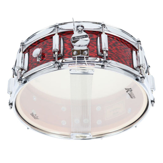 Rogers SuperTen Wood Shell Snare Drum 14x5 Red Onyx