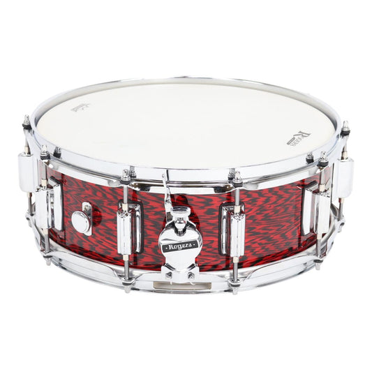 Rogers SuperTen Wood Shell Snare Drum 14x5 Red Onyx