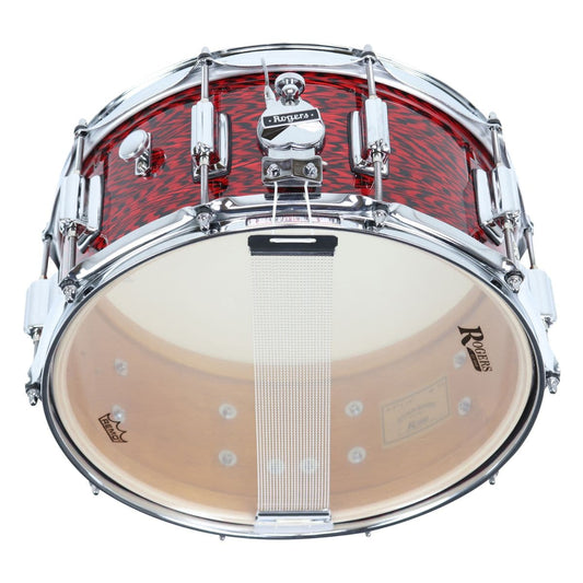 Rogers SuperTen Wood Shell Snare Drum 14x6.5 Red Onyx