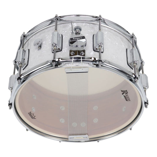 Rogers SuperTen Wood Shell Snare Drum 14x6.5 White Marine Pearl