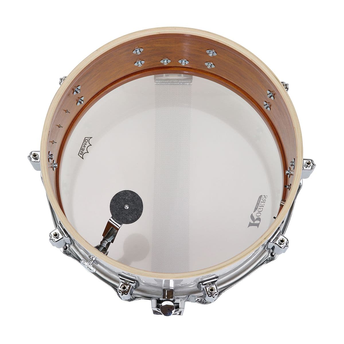 Rogers SuperTen Wood Shell Snare Drum 14x6.5 Black Diamond Pearl