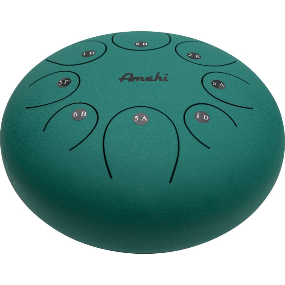 Amahi Steel Tongue Drum 10 - Green