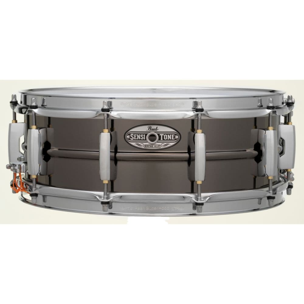 Pearl Sensitone Heritage Alloy Snare Drum 14x5 Black Nickel Over