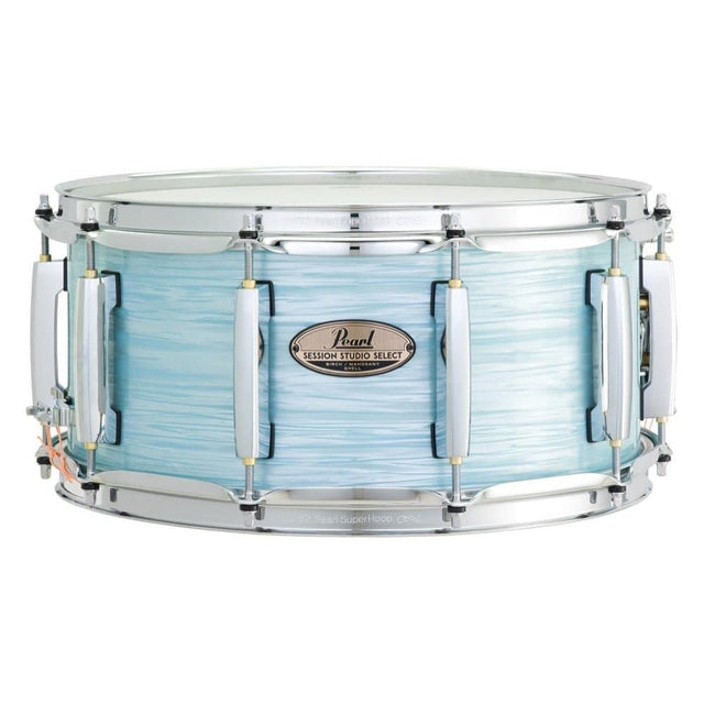 Pearl Session Studio Select 14x5.5 Snare Drum - Ice Blue Oyster
