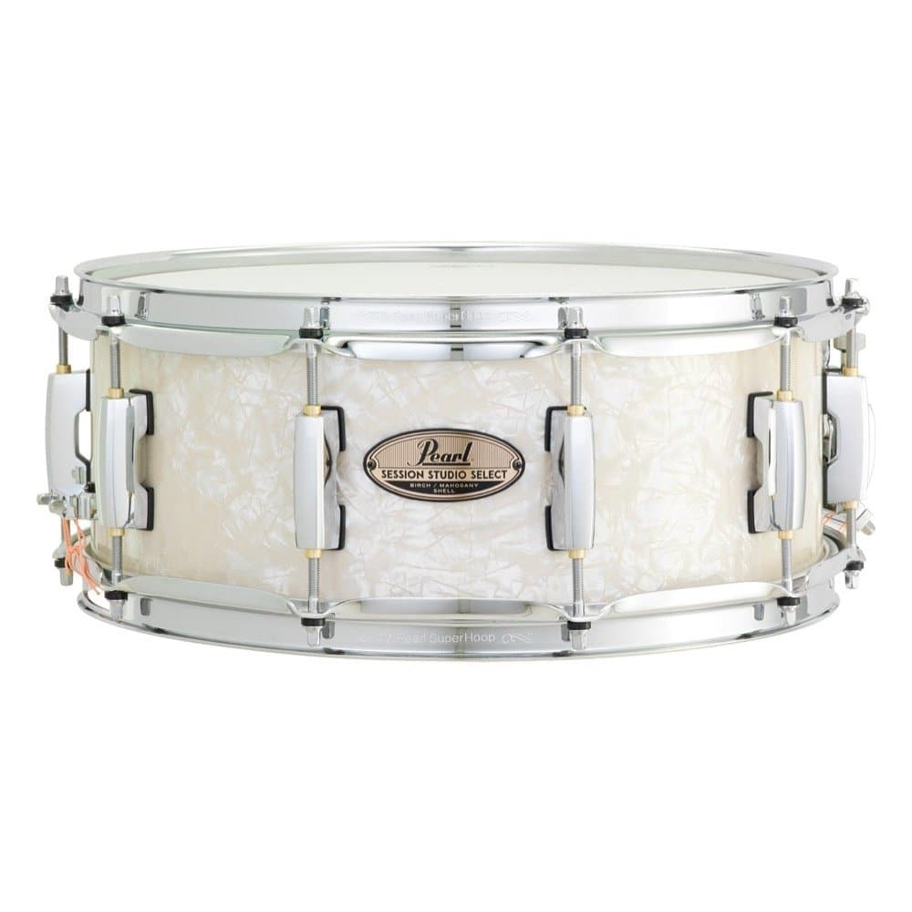 Pearl Session Studio Select 14x5.5 Snare Drum - Nicotine White Marine Pearl