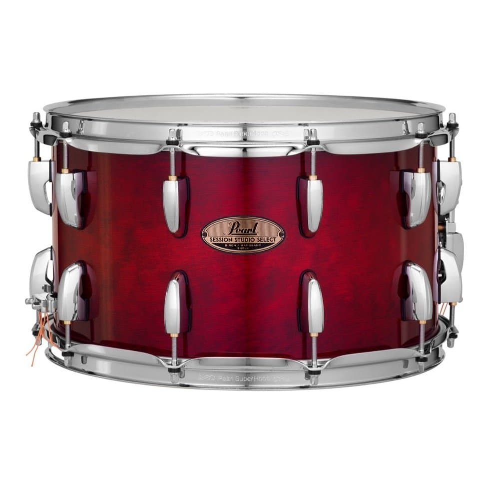 Pearl Session Studio Select 14x8 Snare Drum - Antique Crimson Burst