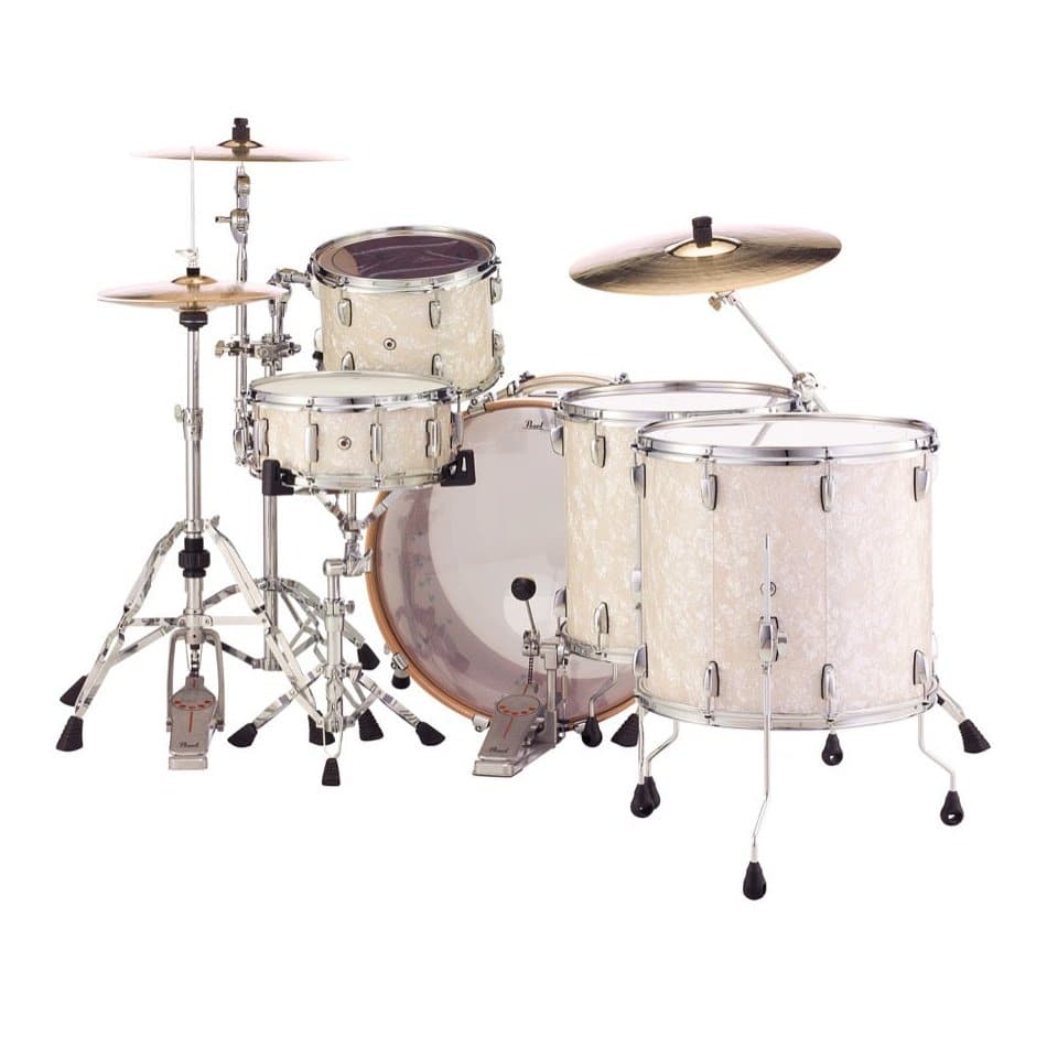 Pearl Session Studio Select Series 4pc Drum Set w/24 Bass - Nicotine White Marine Pearl