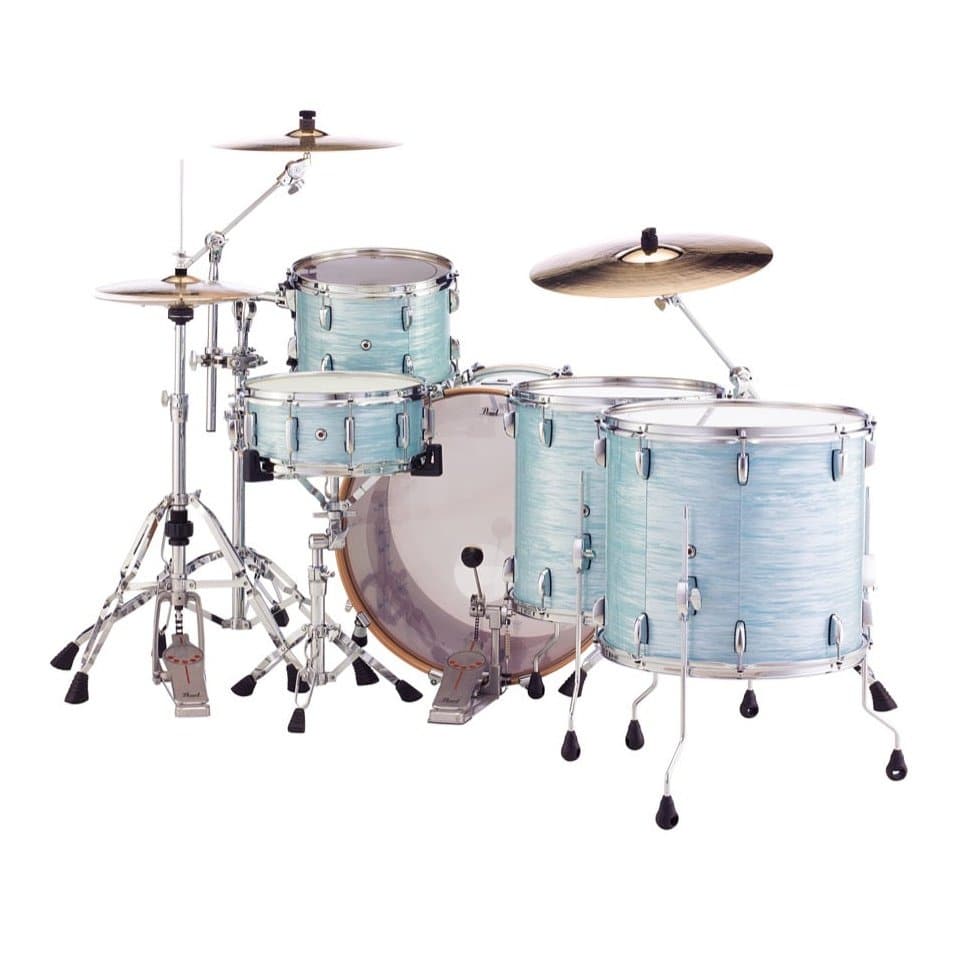 Pearl Session Studio Select Series 4pc Drum Set w/24 Bass - Ice Blue Oyster