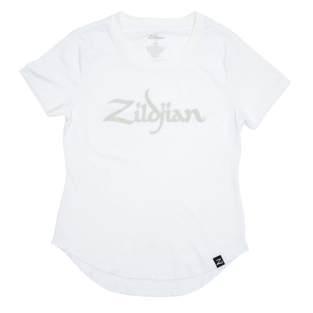 Zildjian Womens Logo Tee White - Medium