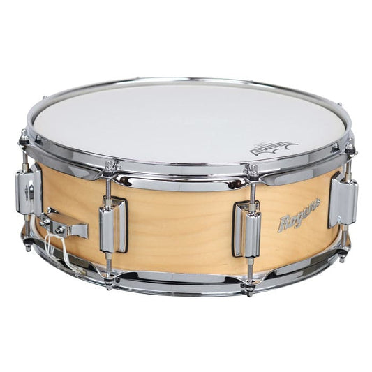 Rogers Powertone Wood Shell Snare Drum 14x5 - Satin Natural