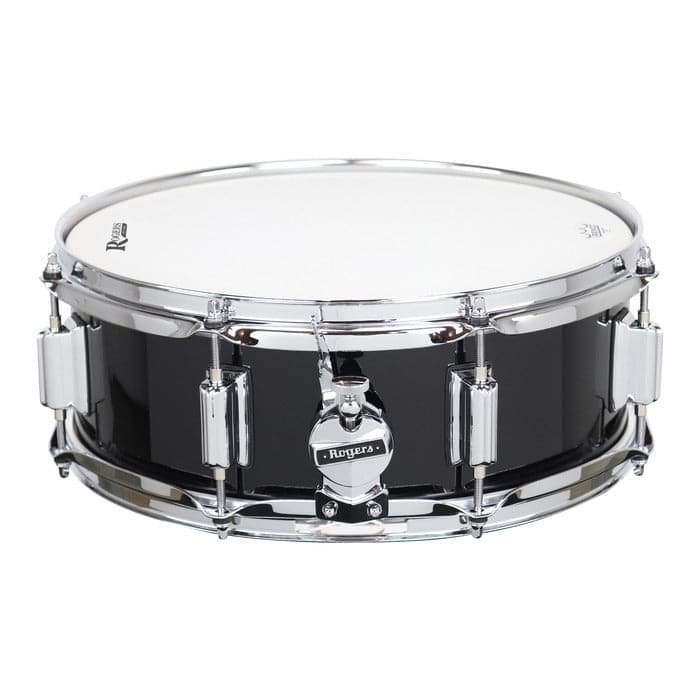 Rogers Powertone Wood Shell Snare Drum 14x5 - Piano Black