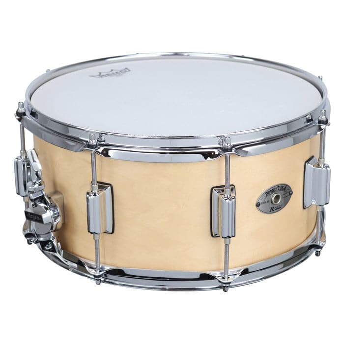Rogers Powertone Wood Shell Snare Drum 14x6.5 - Satin Natural