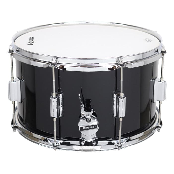 Rogers Powertone Wood Shell Snare Drum 14x8 - Piano Black