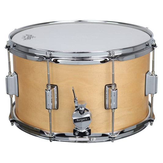 Rogers Powertone Wood Shell Snare Drum 14x8 - Satin Natural