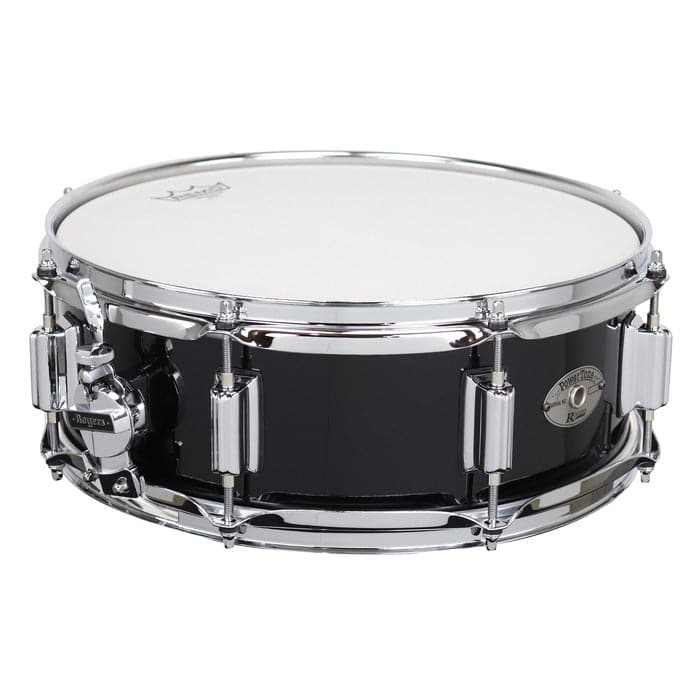 Rogers Powertone Wood Shell Snare Drum 14x5 - Piano Black