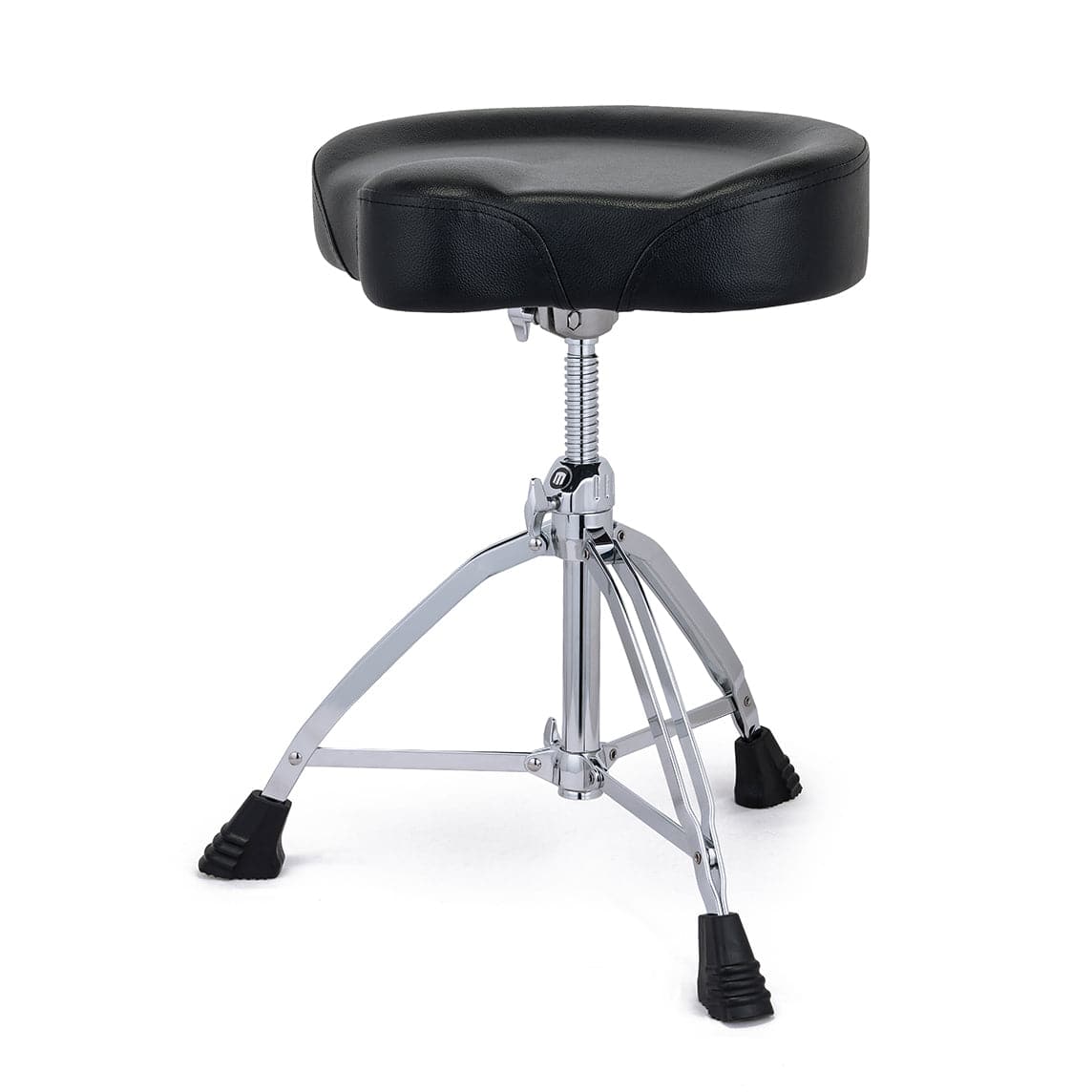 Mapex T855 Throne Double Braced 3-Leg Black Leather Saddle Top