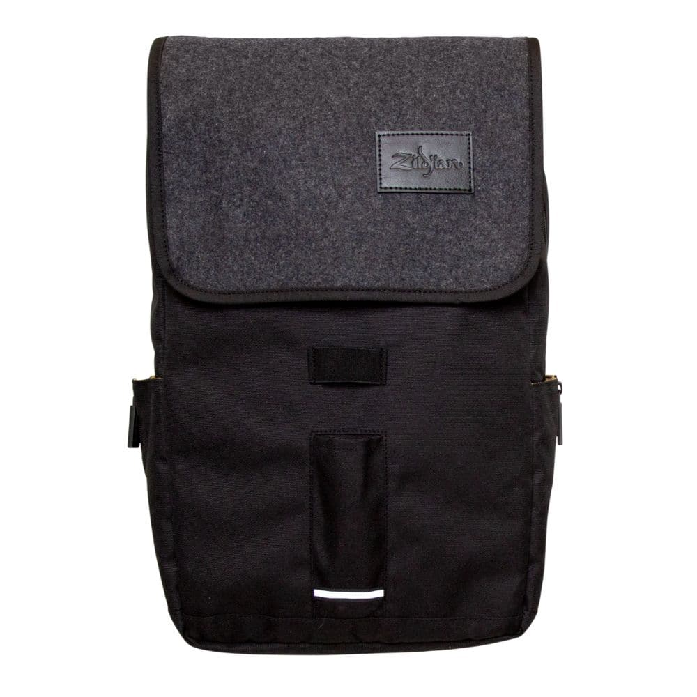 Zildjian Gray Flap Black Laptop Backpack