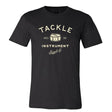 Tackle T-Shirt, Black w/Beige Lettering, Large