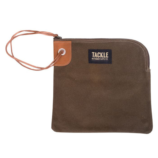 Tackle Zippered Accessory Bag Brown