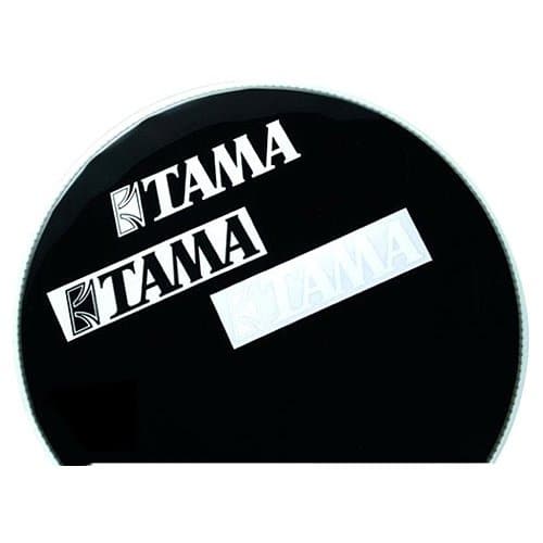 Tama Logo Decal Sticker Silver 2"x9"