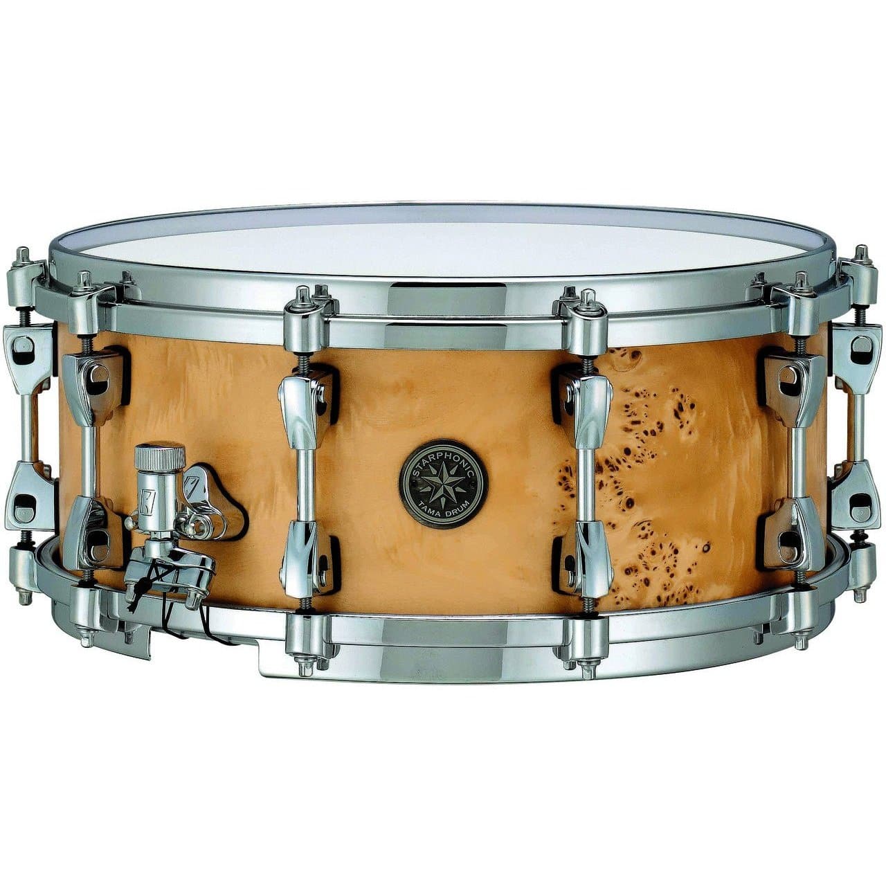 Tama Starphonic Maple Snare Drum 6x14 Satin Mapa Burl