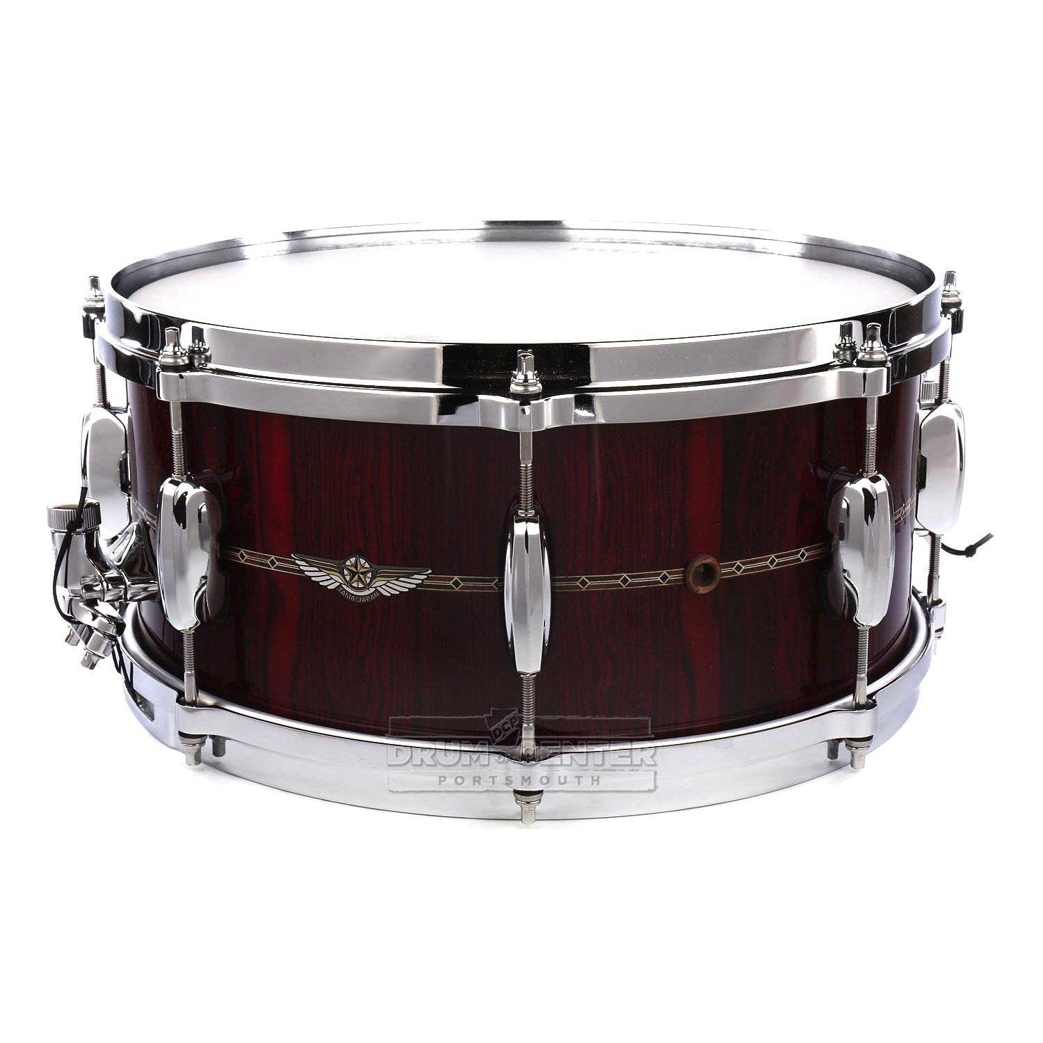 Tama Star Bubinga Snare Drum 14x6.5 Dark Red Cordia