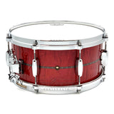 Tama Star Maple Snare Drum 14x6.5 Raspberry Curly Maple w/Outer Inlay