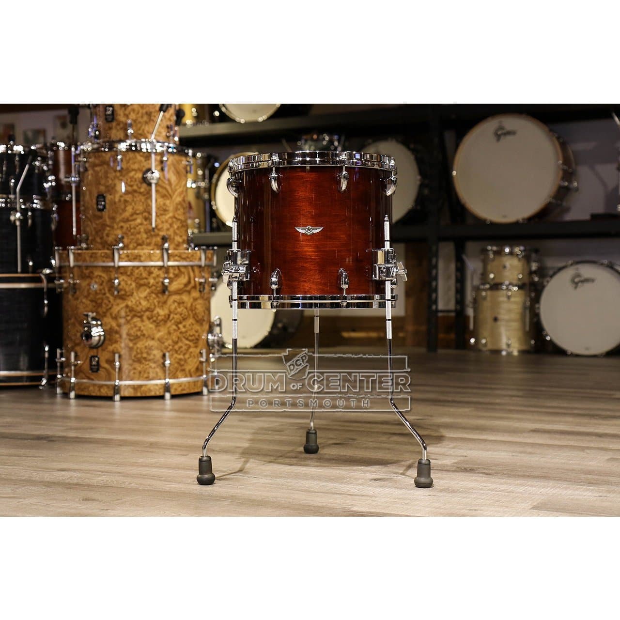 Tama Star Walnut 14x12 Floor Tom Dark Mocha Walnut