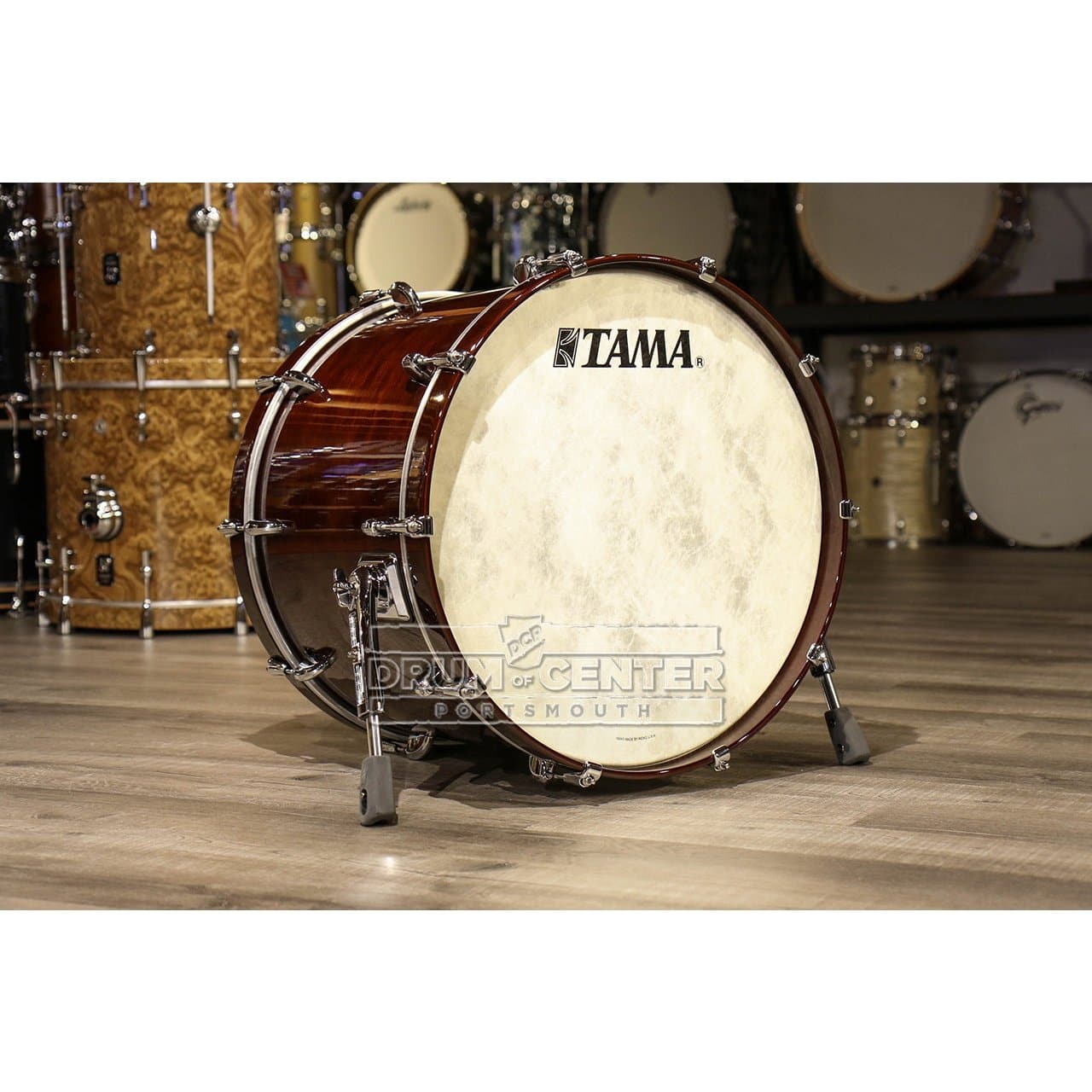 Tama Star Walnut 22x16 bass drum Dark Mocha Walnut