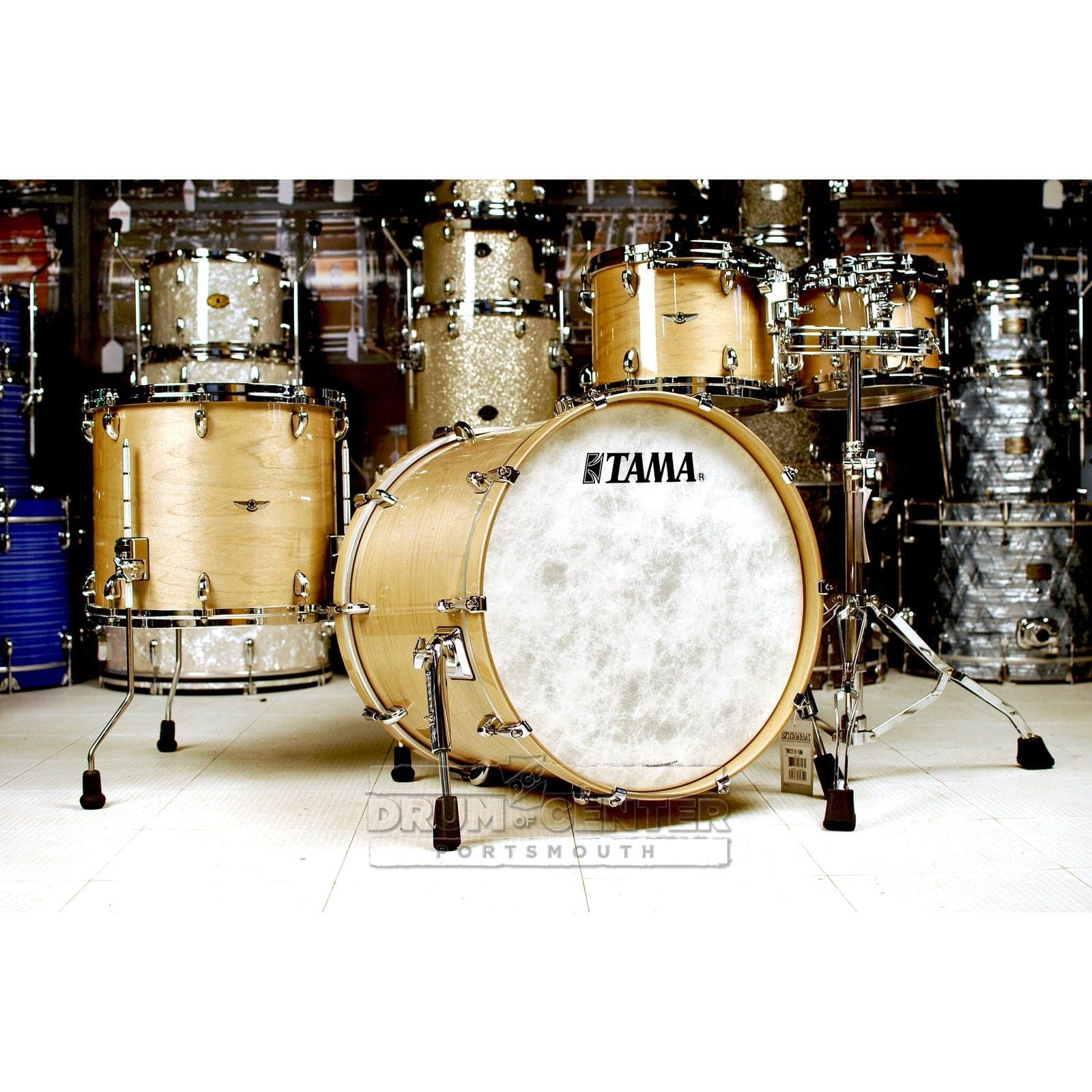 Tama Star Walnut 4pc Drum Set Smoky Natural Mist