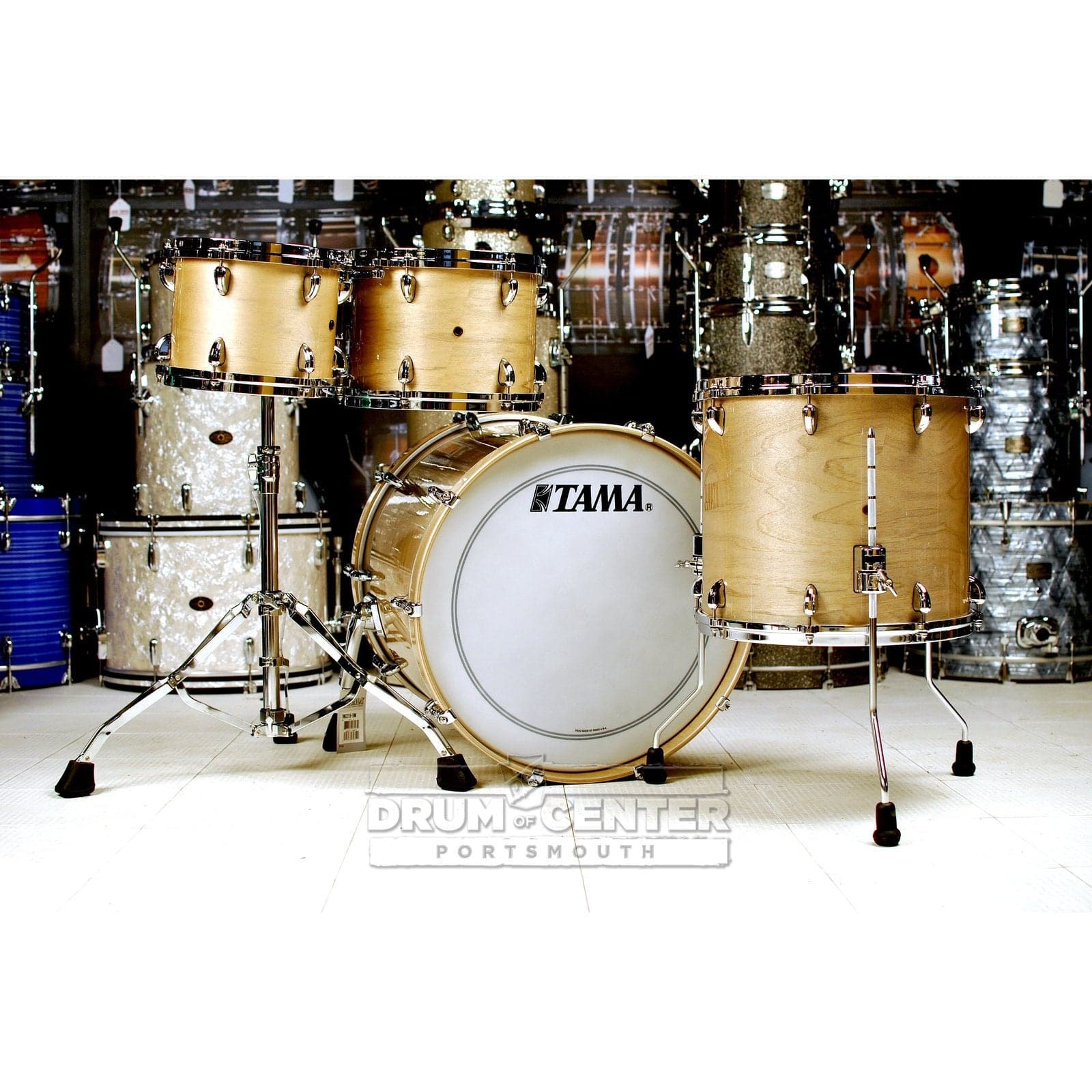 Tama Star Walnut 4pc Drum Set Smoky Natural Mist