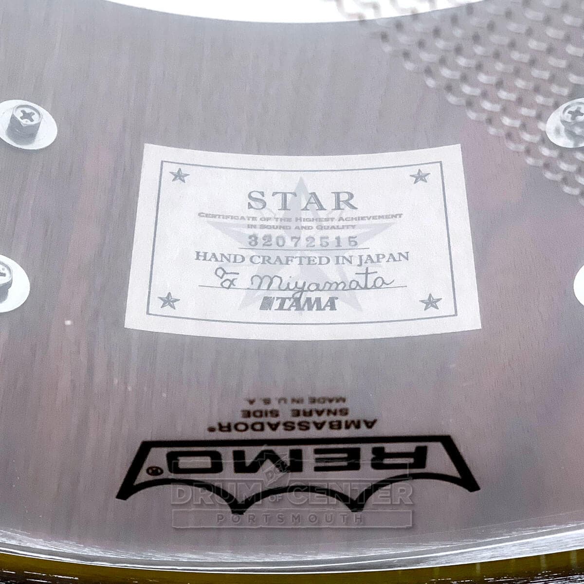 Tama Star Walnut Snare Drum 14x6.5 Sunny Yellow Lacquer