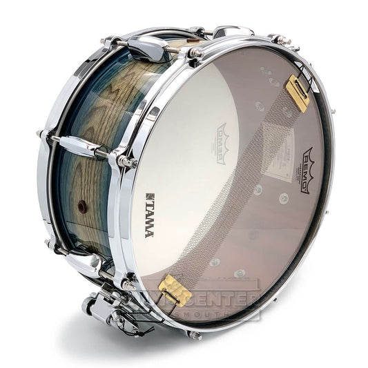 Tama Star Walnut Snare Drum 13x6 Indigo Japanese Sen Burst