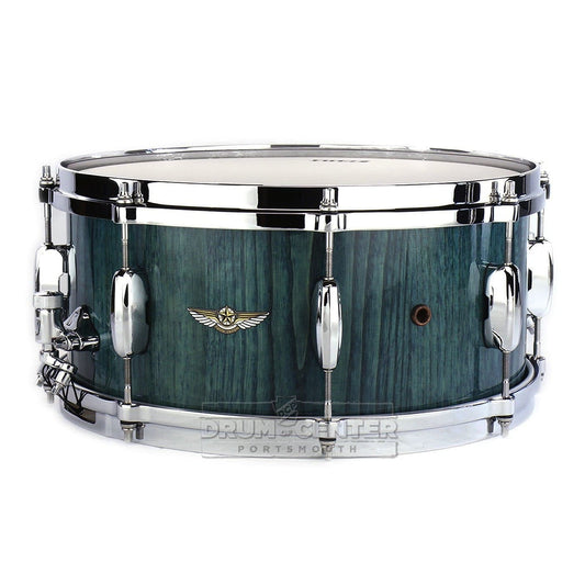 Tama Star Walnut Snare Drum 14x6.5 Light Indigo Japanese Chestnut