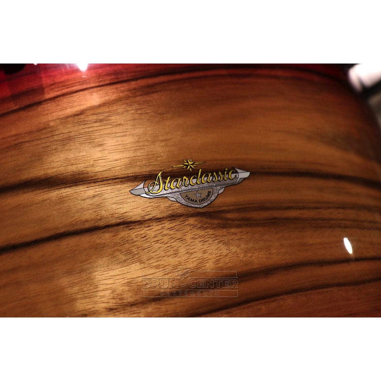 Tama Starclassic Maple Exotix 4-piece Drum Set Ruby Pacific Walnut Burst