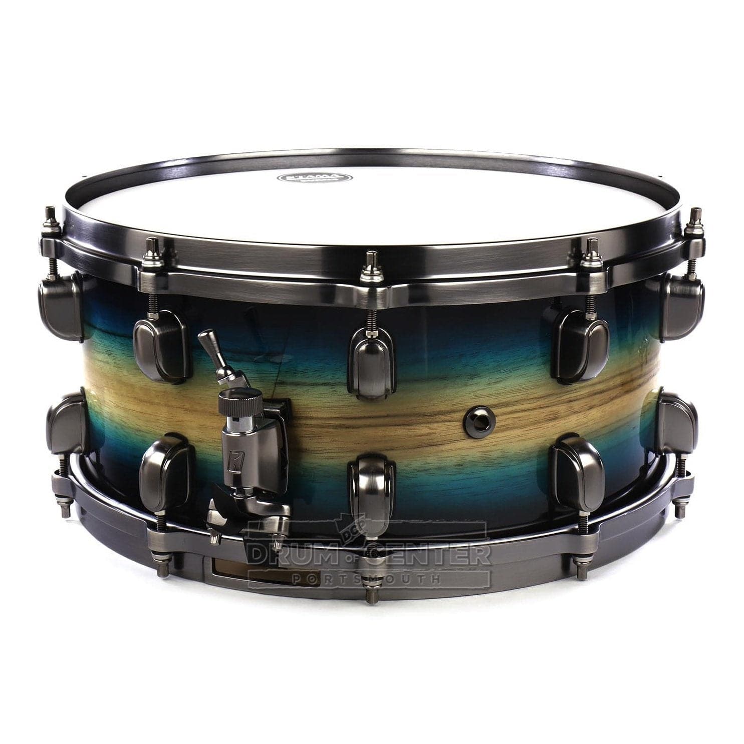 Tama Starclassic Maple Snare Drum 14x6.5 Emerald Pacific Walnut Burst w/Smoked Black Hw