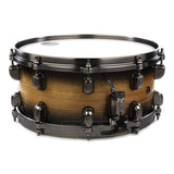 Tama Starclassic Maple Snare Drum 14x6.5 Natural Pacific Walnut Burst w/Smoked Black Hw