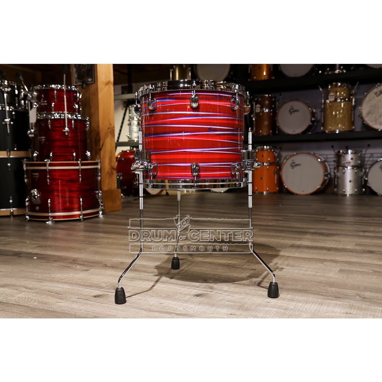 Tama Starclassic Walnut/Birch Floor Tom 14x14 Lacquer Phantasm Oyster