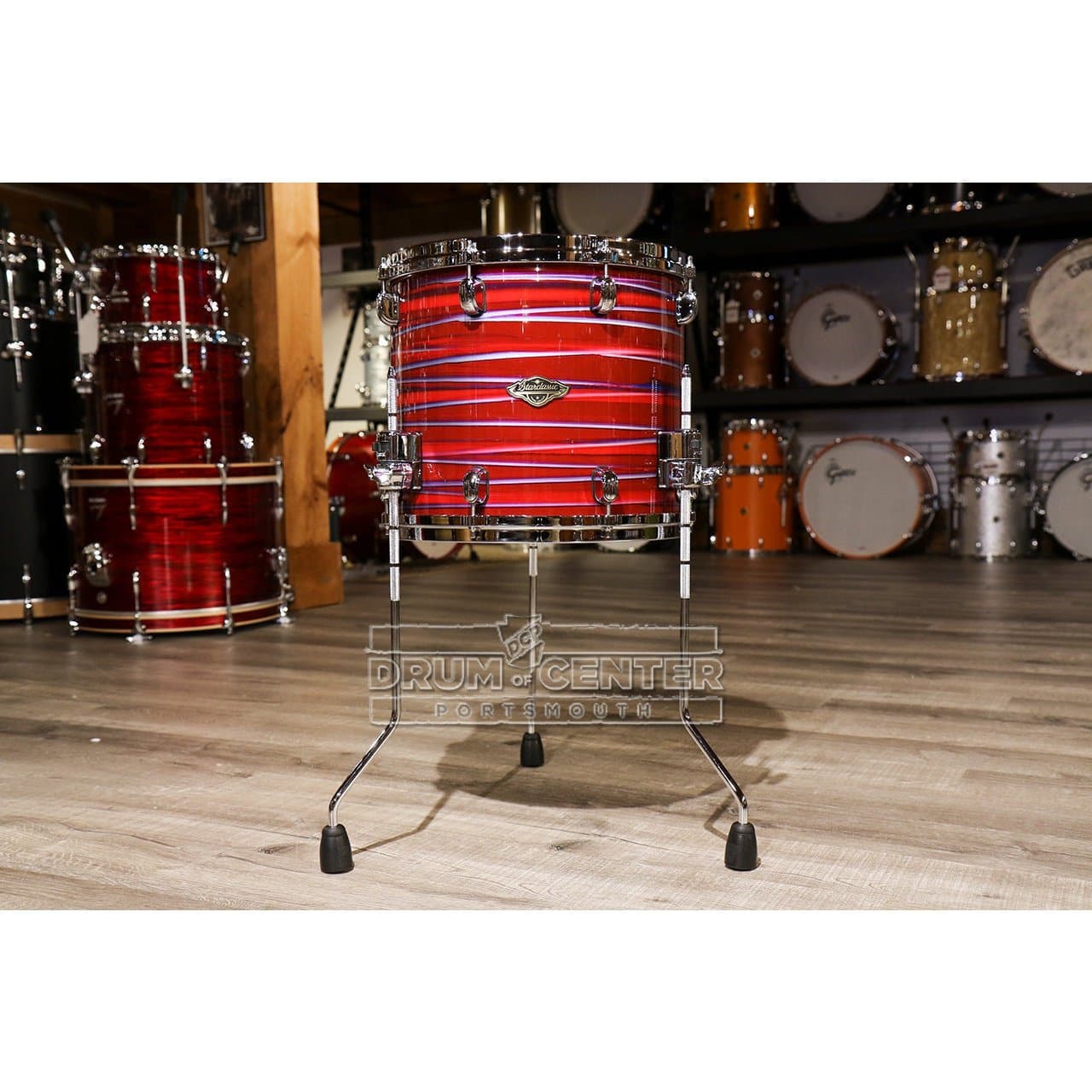 Tama Starclassic Walnut/Birch Floor Tom 14x14 Lacquer Phantasm Oyster
