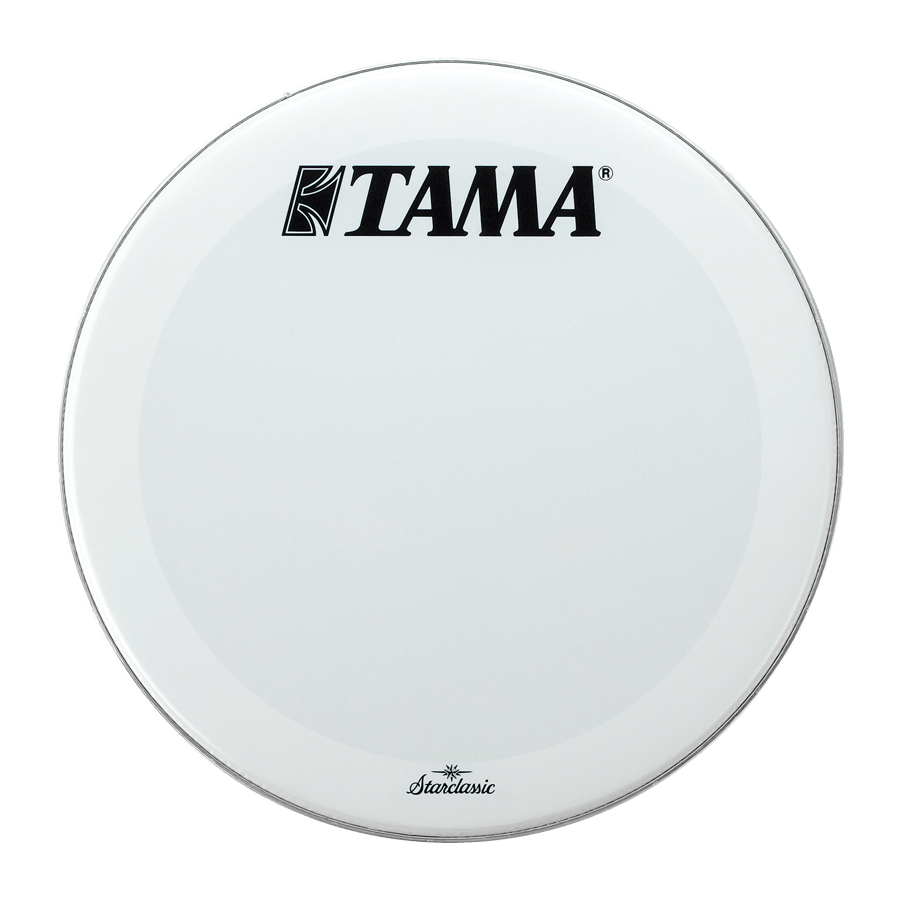 Tama Bass Drum Logo Head w/Starclassic Logo 22" Smooth White
